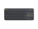 Logitech K400 Plus - Membrane - Sans-Fil - Noir - QWERTY, miniature 1