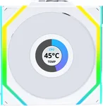 Lian-Li UNI FAN SL WIRELESS LCD ARGB REVERSE PWM 120mm - Blanc — miniature 1