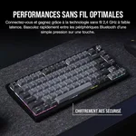 Corsair K65 Plus MLX Fusion 75% - Mécanique - Sans-Fil - RGB - Noir — miniature 2