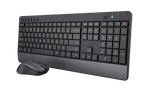 Trust Trezo - Clavier/Souris/Noir/Sans fil — miniature 1