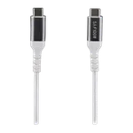 T'nB Câble USB-C vers USB-C - 100W - Tressé - 2m - Blanc — miniature 1