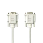 Nedis Câble D-Sub 9 mâle/femelle - 5m - Blanc — miniature 3