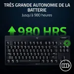 Razer BlackWidow V4 TKL LP - Mécanique (Switch Orange) - Sans-Fil - RGB - Noir — miniature 7