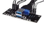 Alphacool Front I/O-Panel avec USB 3.0 pour Rack 1U — miniature 3