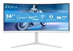 Philips Evnia - 34" CURVE UWQHD 180Hz Fast VA Ambiglow FreeSync Premium — miniature 1