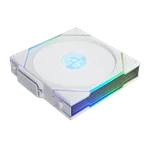 Lian-Li UNI FAN TL Sans fil LCD ARGB PWM + Contrôleur Reverse Blade - Pack 3x120mm - Blanc — miniature 2