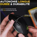 The G-LAB Kult Krypton - Sans-Fil - RGB - Noir — miniature 6