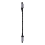 T'nB Câble USB-C vers USB-C - 1,5m nylon RPET - Noir — miniature 2