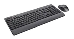Trust Trezo - Clavier/Souris/Noir/Sans fil — miniature 3