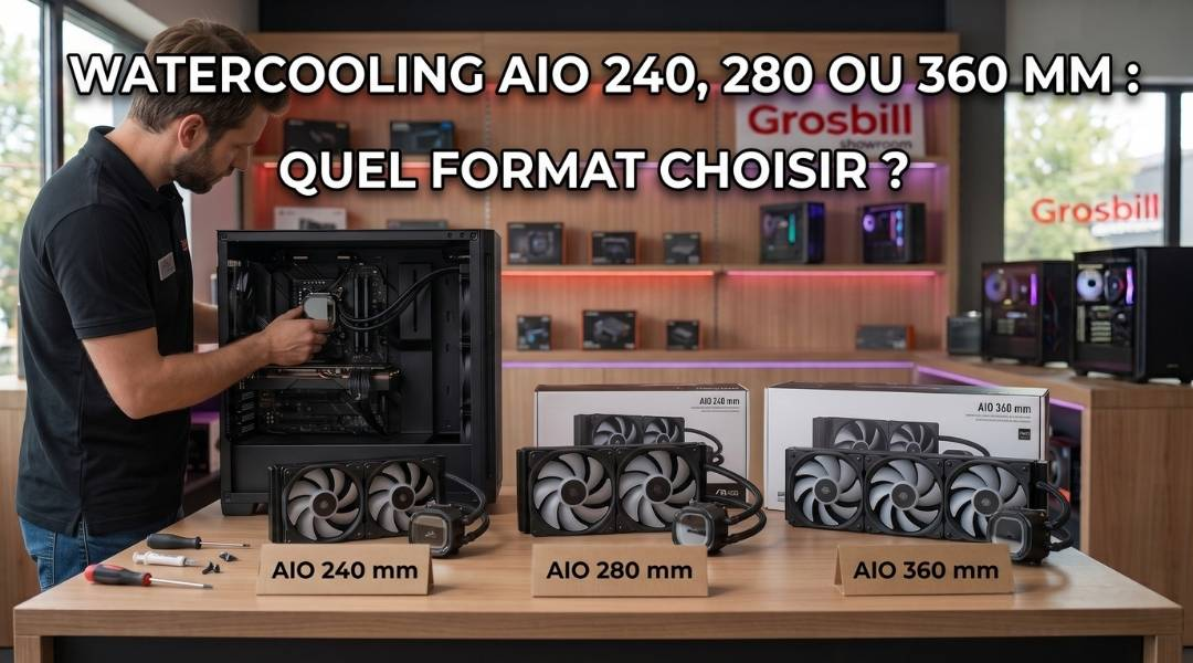 Watercooling AIO 240, 280 ou 360 mm : Quel format choisir pour votre PC ?