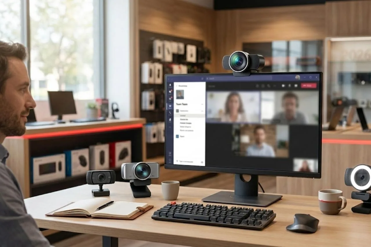 Webcam PC pour le télétravail : laquelle choisir pour un rendu professionnel ?