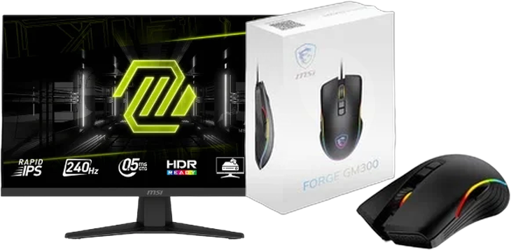 MSI MAG 274QF + SOURIS GM300