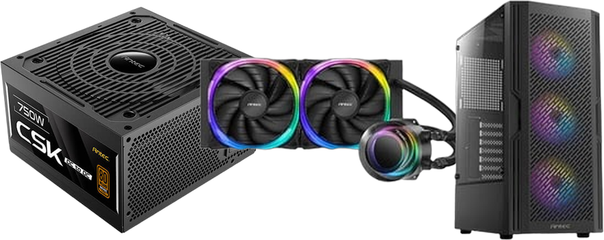 AX20 ATX+750W 80+ Bronze+Vortex 240  ARGB
