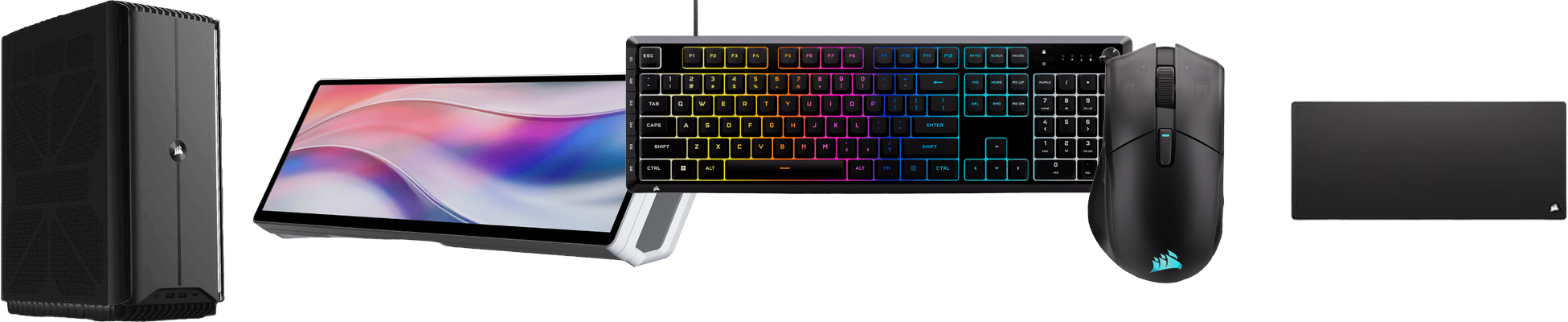 Bundle Corsair One i600 + Xeneon Edge + Clavier souris et tapis Corsair